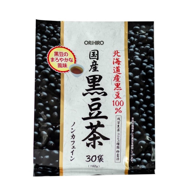 Trà đậu đen Orihiro hỗ trợ thanh lọc cơ thể làm đẹp da 30 gói/túi