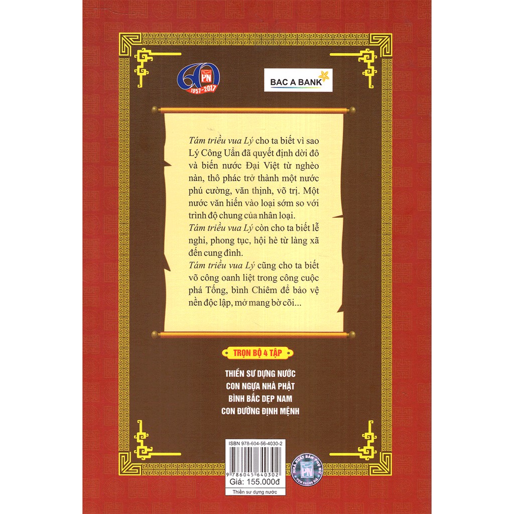 Sách Phụ Nữ - Bộ tám triều vua lý