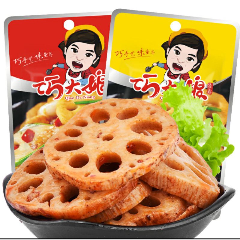 1 Gói Củ sen xào cay ăn liền 30g✔️Kiều Đại Nương