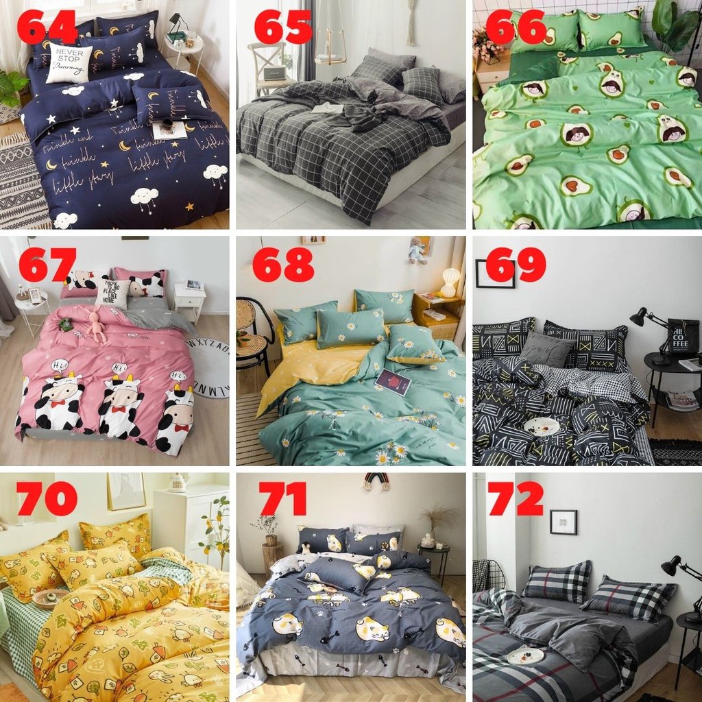 Chăn Ga Gối Cotton 4 Món [ FREE SHIP] Bộ Chăn Ga Gối Nhập Khẩu Gồm Vỏ Chăn, Ga , 2 Vỏ Gối ( Chọn Mẫu INBOX ) | WebRaoVat - webraovat.net.vn