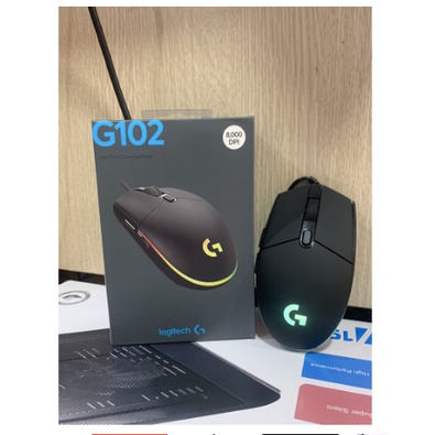 Chuột chơi game, chuột máy tính có dây LOGITECH G102 RBG Độ Chính Xác Cao 8000DPI  Hàng OEM