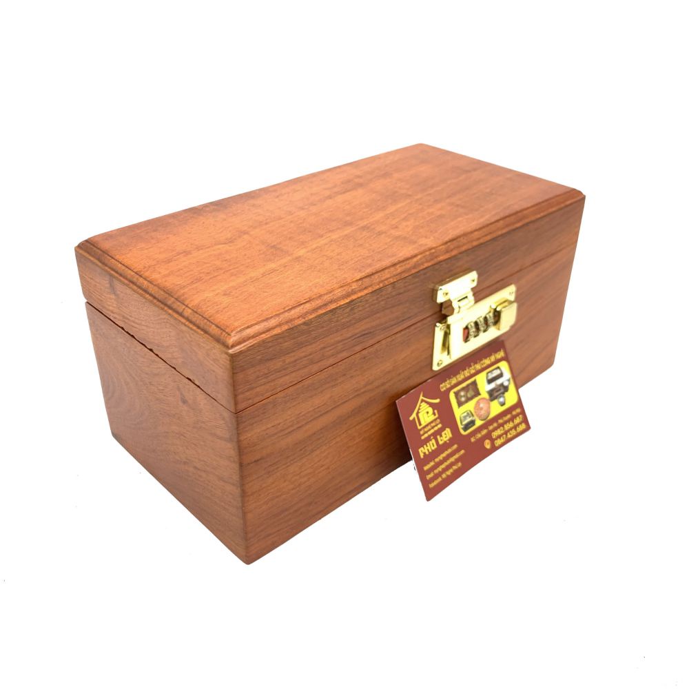 Hộp đựng trang sức,vật dụng mẫu trơn gỗ hương đẹp
