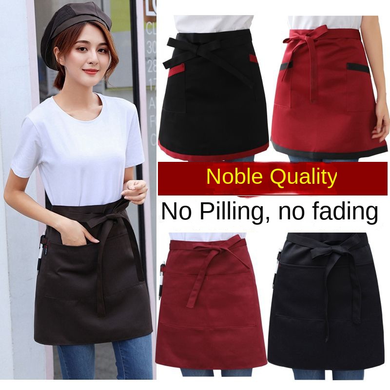 Tạp Dề Ngắn Chống Thấm Nước Nhiều Túi Tiện Dụng Cho Nam Và Nữ