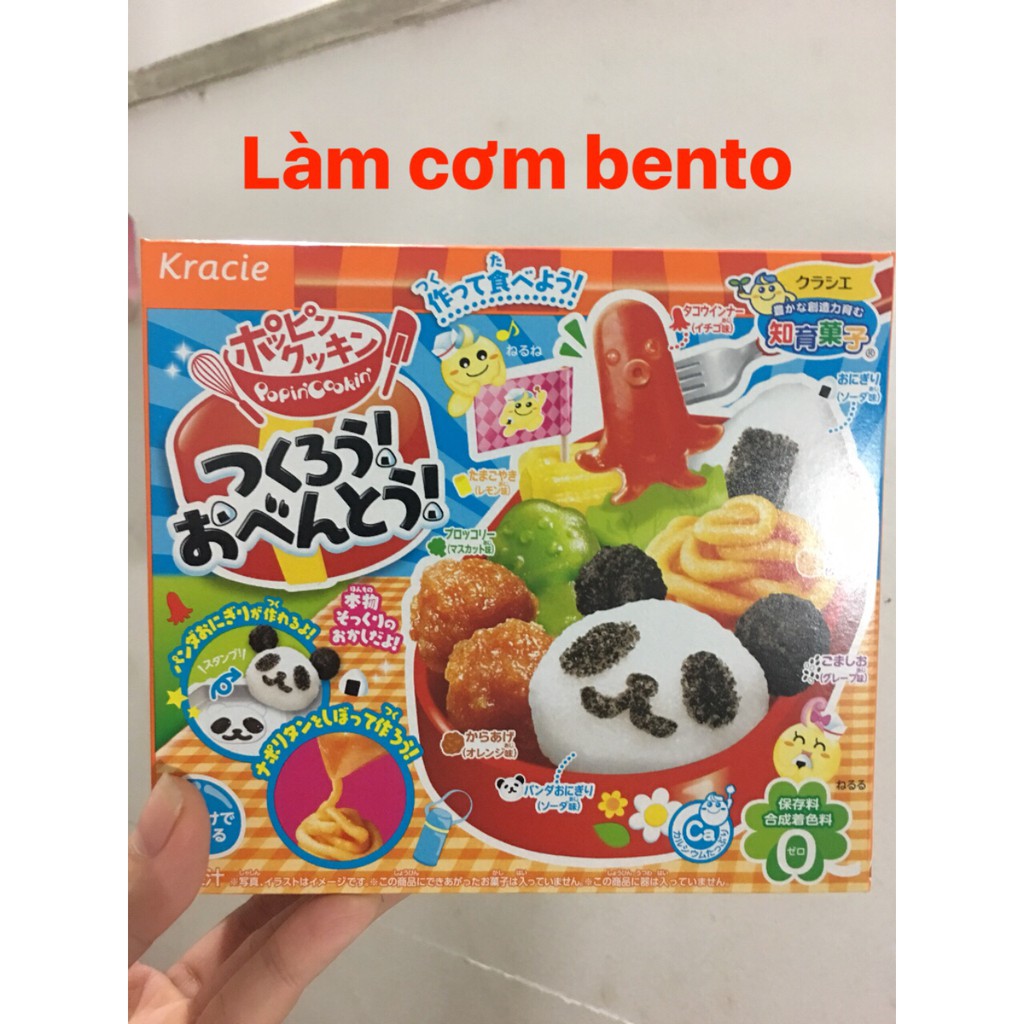 Combo 2 hộp Kẹo Popin Cookin Làm Kem / sushi /cơm bento /mỳ ramen/ soda /nho ăn được