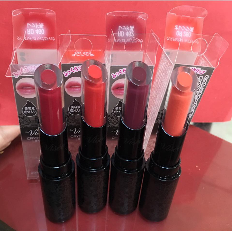 Son thạch Kose Visee Crystal Duo 2in1  - Nhật Bản