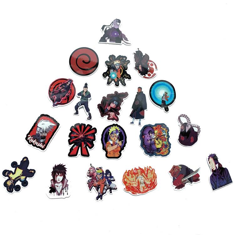 Set 70 Sticker Naruto Dán Trang Trí Đa Năng