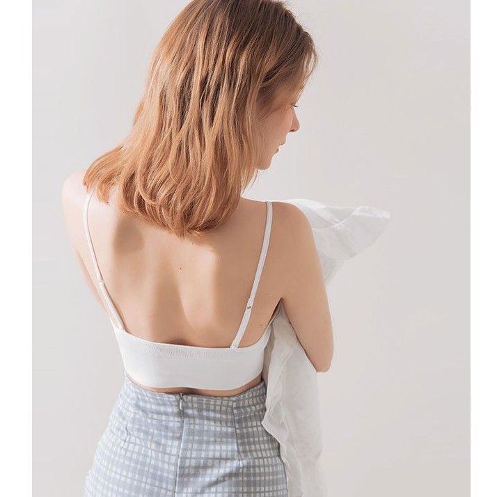 [Mã WABRM50 giảm 15% đơn 99k] Áo bra thun gân cổ V gợi cảm nữ Air Space 1925003 | BigBuy360 - bigbuy360.vn