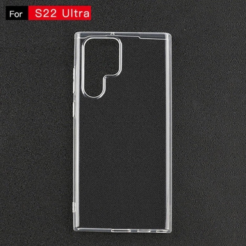 Ốp lưng dẻo TPU trong suốt cho S23, S22 Plus, S22 Ultra, S21, S20, S21 FE, A12, A32, A52, A30, Note 20, Note 10, 8, 9