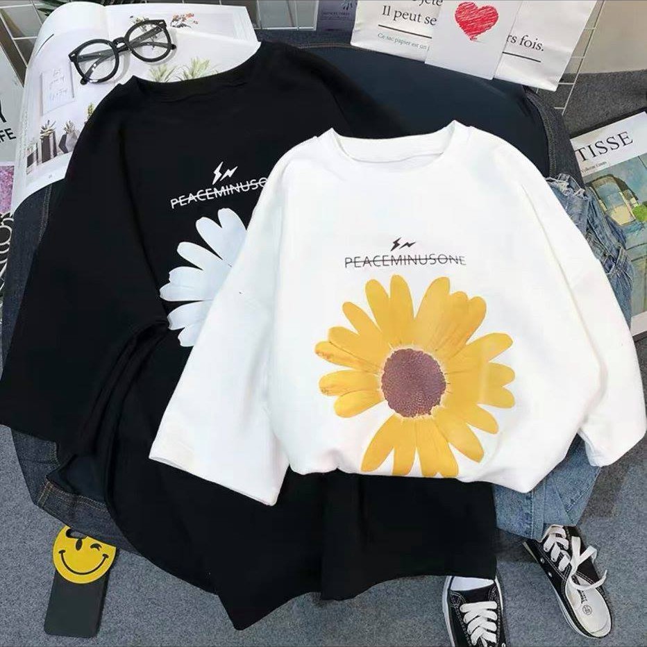 [ 100% COTTON THÁI ] Áo Phông Hoa Cúc 100% Cotton Đủ Zize | BigBuy360 - bigbuy360.vn