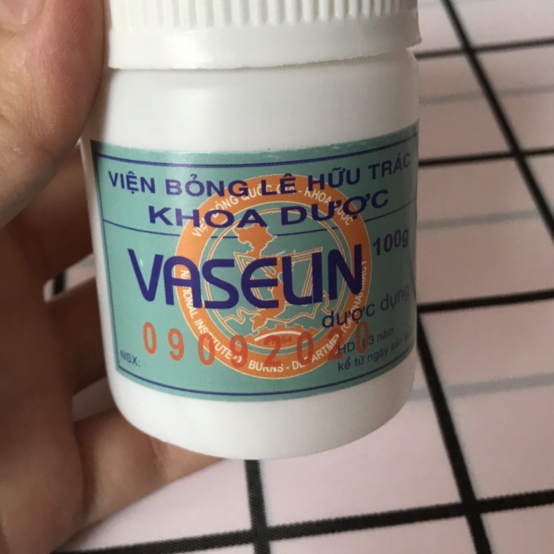Kem viện bỏng VASEUN 100g