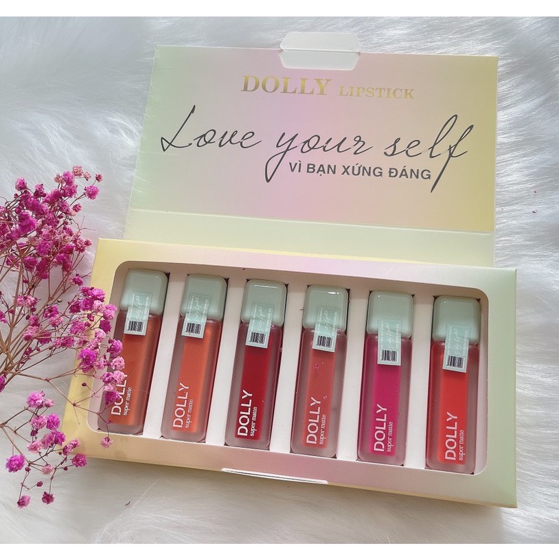 Son kem lì Dolly Super matte, không chì bền màu lâu trôi