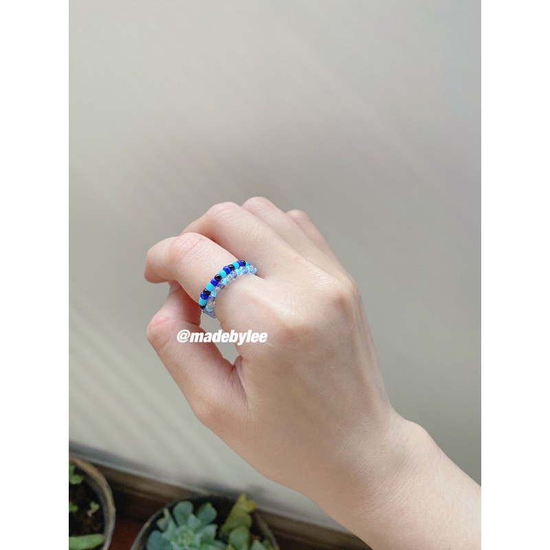 Nhẫn hạt cườm nhiều màu Nhẫn handmade Beadring MADEBYLEE