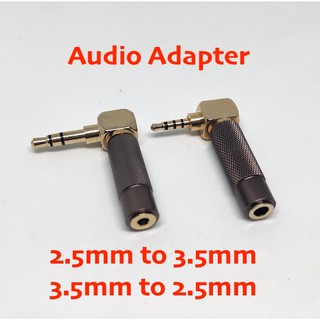 Giắc Chuyển Đổi Từ 3.5mm Sang 2.5mm Sang 3.5mm Chất Lượng Cao