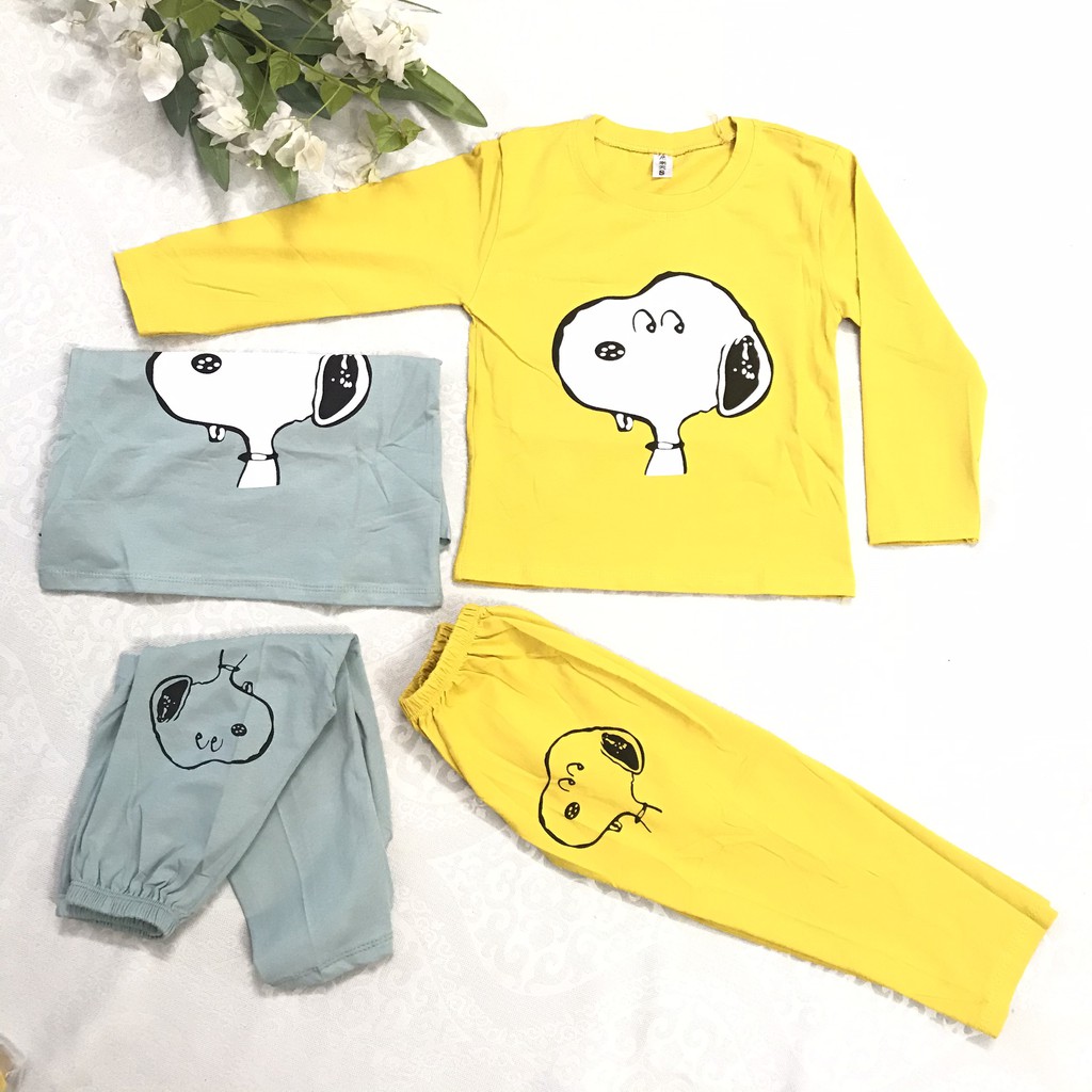 Bộ quần áo dài tay chất cotton cho bé trai 7-25kg - Bắp Bơ Kids