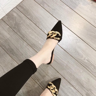 Giày bệt nơ xích xinh xắn