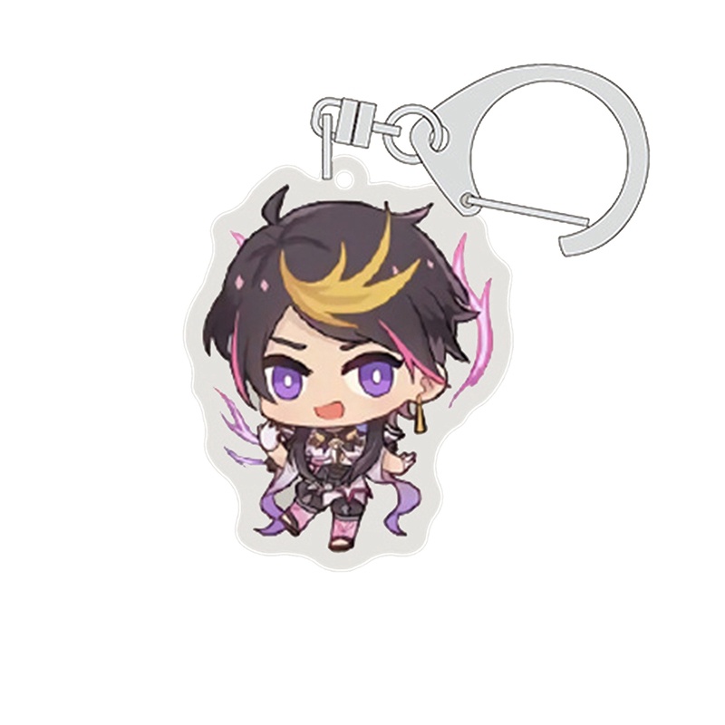 Móc Khóa Nhựa Acrylic In Hình Nijisanji Luxiem Mysta Rias