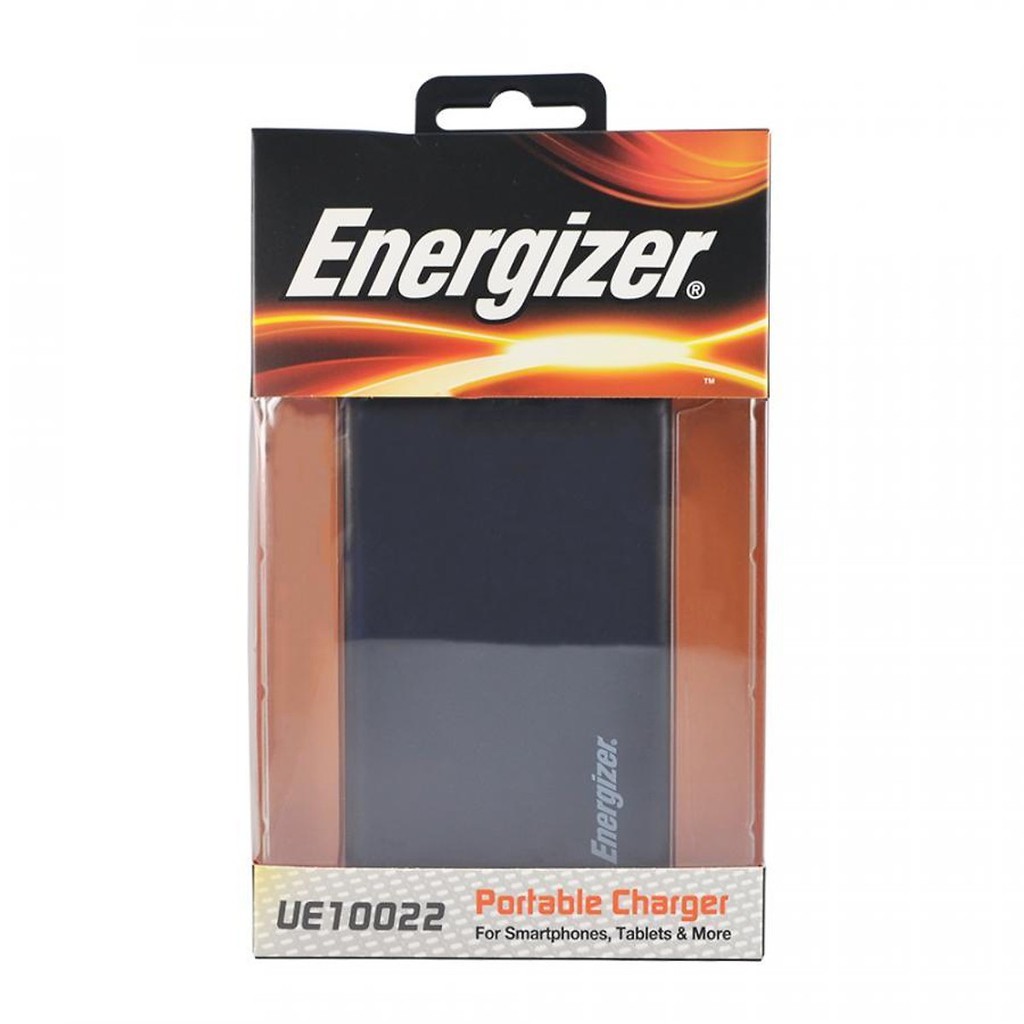 [Mã ELMALL8 giảm 8% đơn 500K] Pin Sạc Dự Phòng Energizer Chiến Binh 10.000mAh Lõi Lithium Polymer - UE10022 | BigBuy360 - bigbuy360.vn