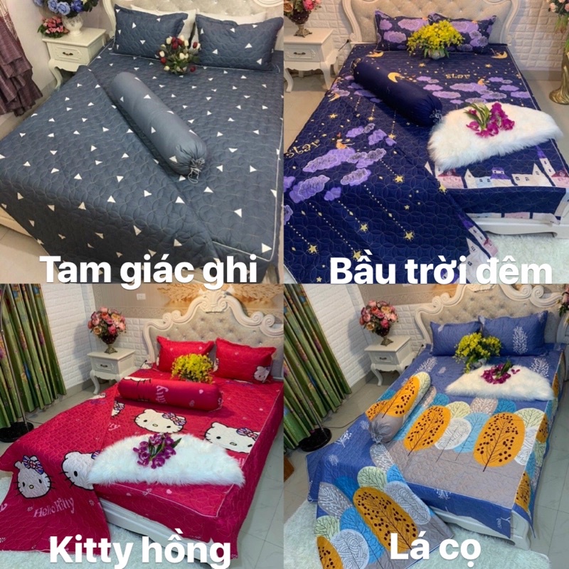 Set Ga phủ trần bông full, chất liệu cotton poly dày dặn | BigBuy360 - bigbuy360.vn