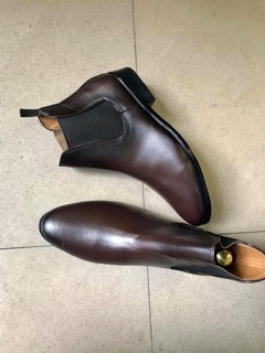 Giày Chelseaboots nâu mờ nam