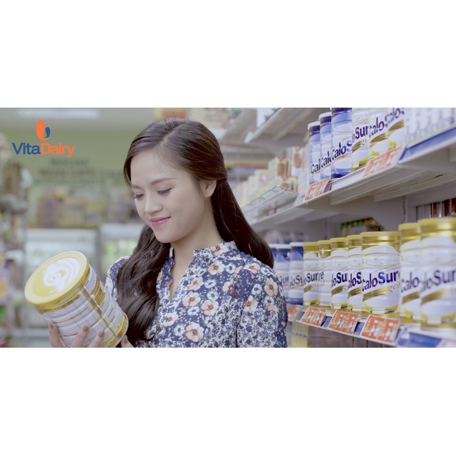 [CHÍNH HÃNG] Sữa Bột Vitadairy CaloSure Gold Hương Vanilla Hộp 900g (Dinh dưỡng cao năng lượng, cân đối &amp; đầy đủ)