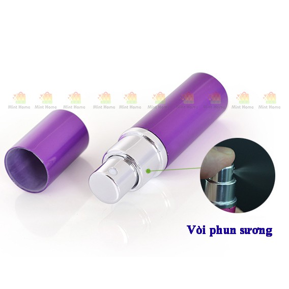 Chai chiết, chiếc nước hoa, lọ chiết nước hoa mini vỏ nhôm 10ml dạng xịt phun sương | Thế Giới Skin Care