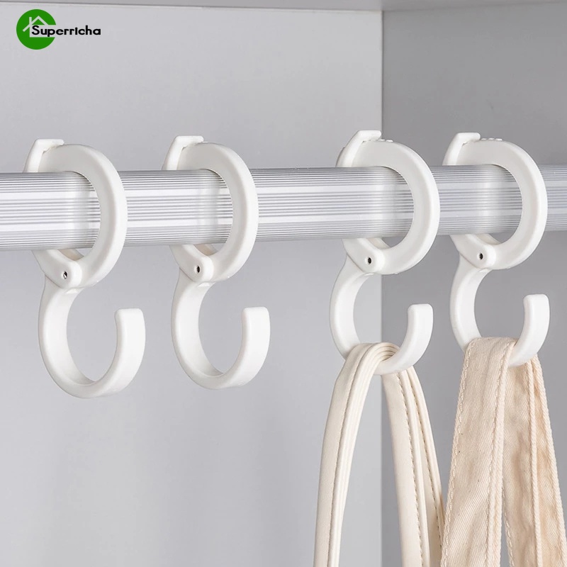Móc Nhựa Treo Quần Áo Hình Chữ S Tiện Dụng