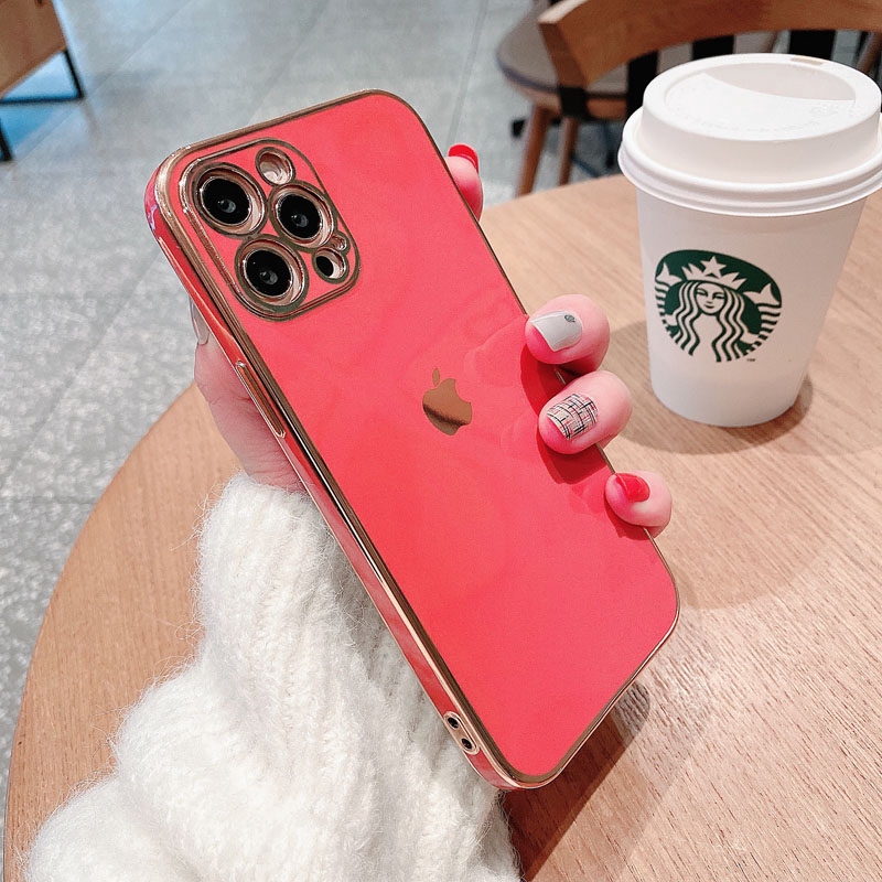 Ốp lưng iphone logo táo viền vuông 6/6plus/6s/6splus/7/7plus/8/8plus/x/xr/xs/11/12/pro/max/plus/promax - Awifi C3-5 | BigBuy360 - bigbuy360.vn