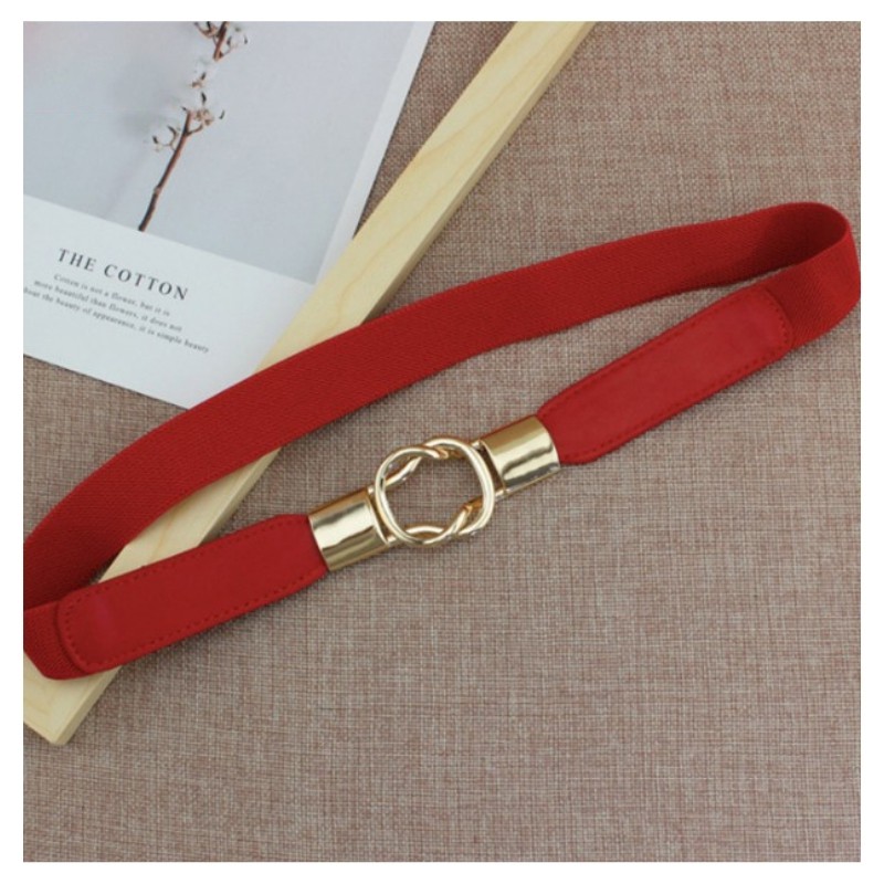 THẮT LƯNG NỮ ROUND, DÂY NỊT NỮ GURI CO GIÃN CAO CẤP TL01