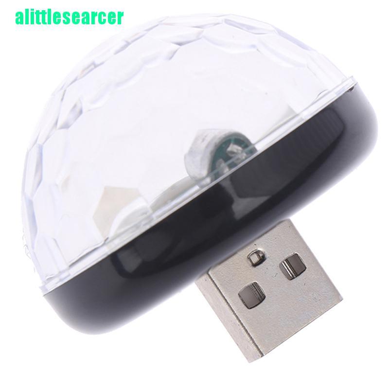 1 Đèn LED USB RGB Mini Nhiều Màu Trang Trí Nội Thất Xe Hơi