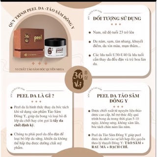 Peel da tảo sâm - bóc tách tảo sâm Meea