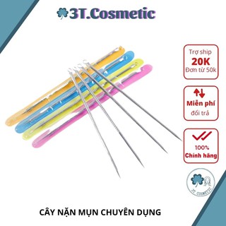 Cây nặn mụn 2 đầu bằng thép không gỉ, que nặn mụn siêu rẻ. siêu nhỏ gọn tiện lợi