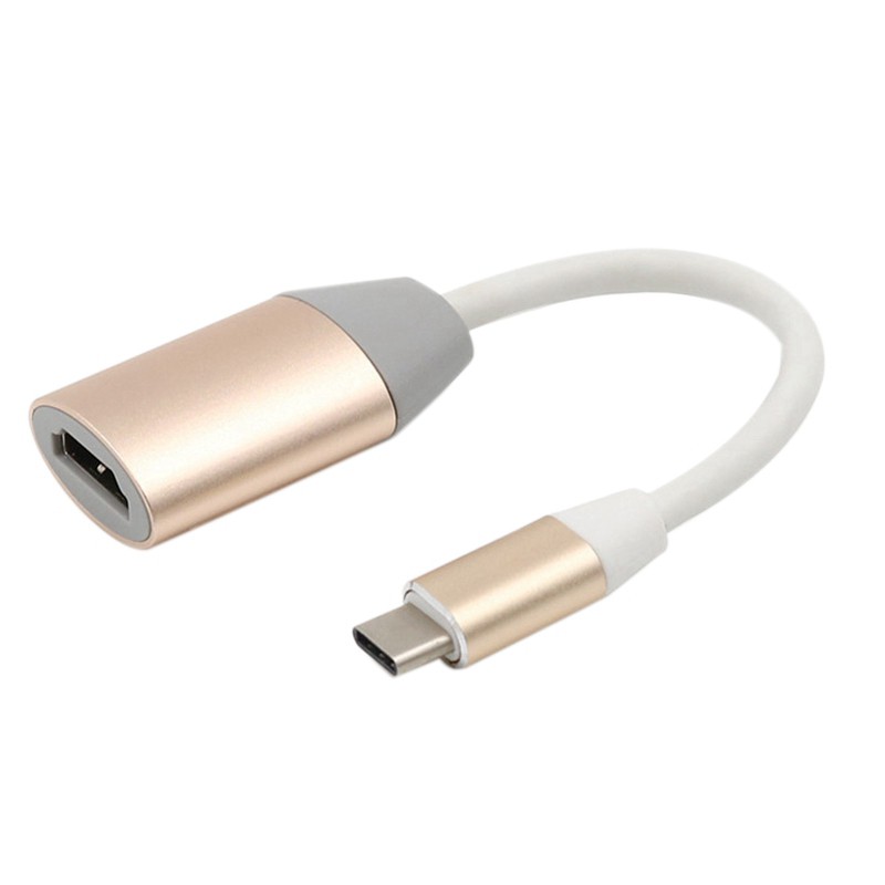 Cáp Chuyển Đổi Loại C Sang Hdmi 4k Hd Video Cho Macbook, Pc, Monitor, Samsung,Etc. (Màu Vàng)