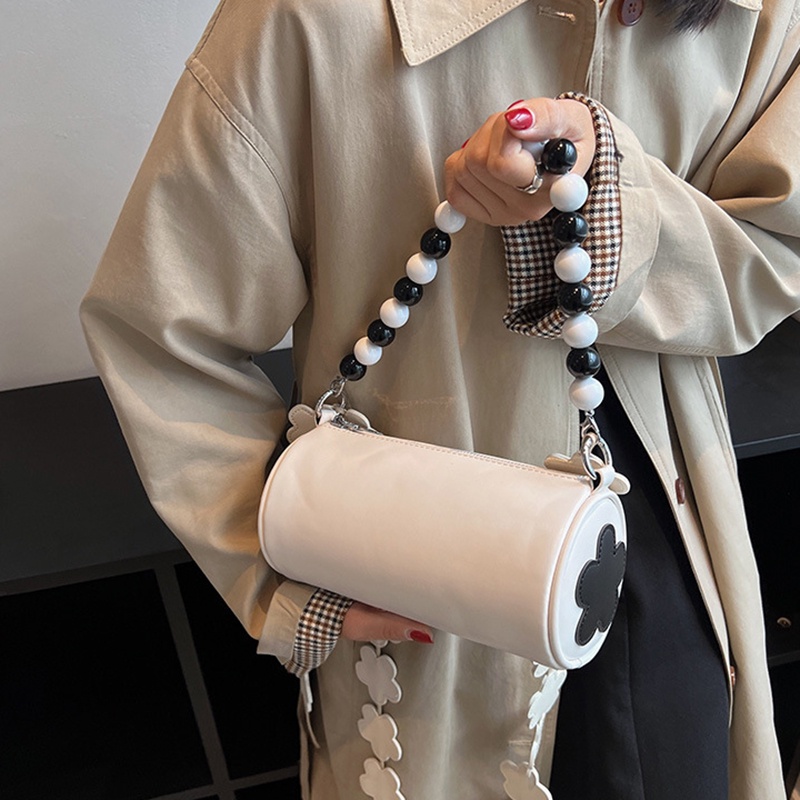 Túi Đeo Chéo Hình Trụ Phong Cách retro Thời Trang Cho Nữ