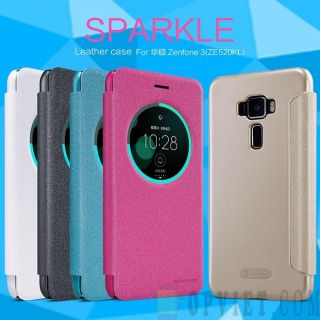 Bao da asus zenfone 3 5.2/ze520kl chính hãng nillkin sparkle