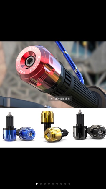 Gù tay lái,Gù nhôm Spirit thời trang gắn thông dụng mọi dòng xe máy(giá 1 đôi)