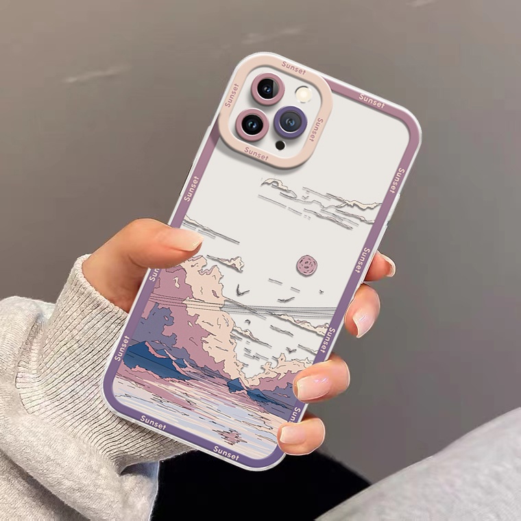 Ốp Điện Thoại TPU Silicon Trong Suốt Chống Sốc Cho IPhone 14 13 12 11 Pro Max 11 6S 7 8 Plus X XS XR