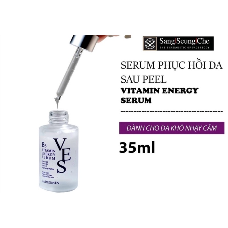 SERUM VES 3B HÀN QUỐC DƯỠNG TRẮNG DA , PHỤC HỒI SAU PEEL
