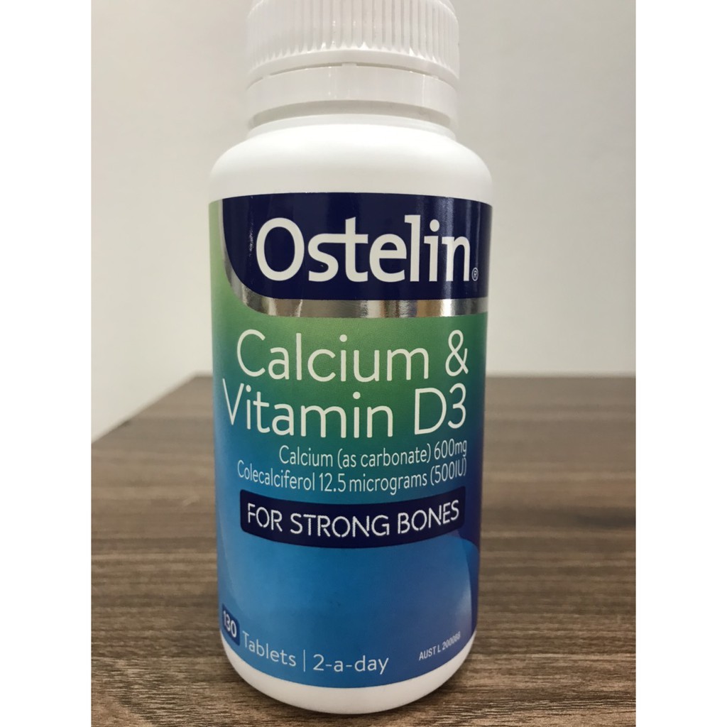 Ostelin Vitamin D & Calcium 130v bổ sung canxi cho cơ thể