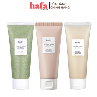 Mặt nạ dưỡng da se khít lỗ chân lông Huxley 120g (Scrub Mask, Clay Mask, Sleep Mask)