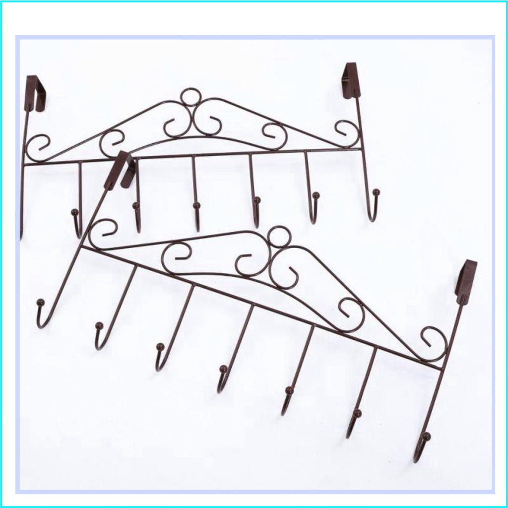 Móc treo đồ sau cửa loại 7 móc tiện dụng - Móc treo quần áo sau cửa