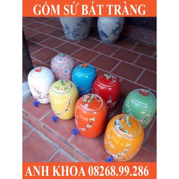 Bình đựng nước - Gốm sứ Bát Tràng Anh Khoa