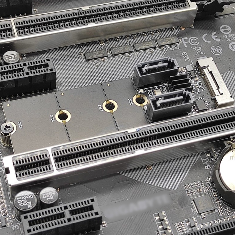 Card Mở Rộng IWO 2 Cổng Cho M.2 M2 NVME Sang Sata3.0 JMB582 6GB / S Ada