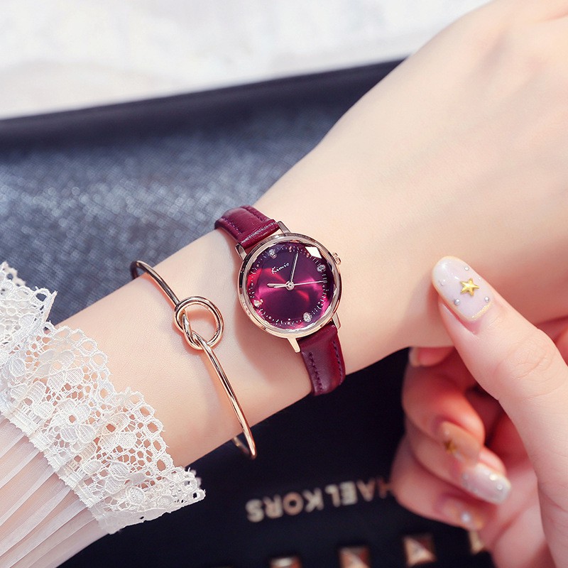 Đồng hồ nữ Kimio 0496 dây đính đá siêu xịn