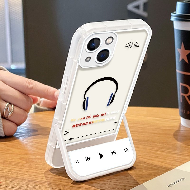 Ốp Điện Thoại TPU Silicon Trong Suốt Có Giá Đỡ Cho iphone 13 11 12 Pro MAX XR X XS MAX 8 7 6S Plus SE 2020