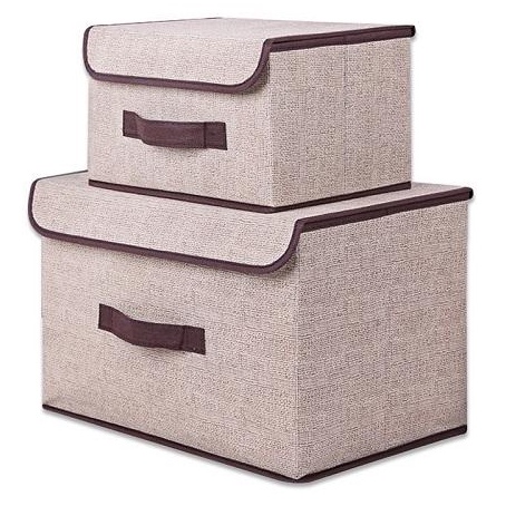 [Thánh chứa chăn ga] Hộp túi vải gấp gọn đựng đồ đa năng có nắp decor nhà cửa