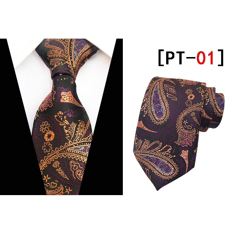 Cà Vạt Dệt Sọc Ca Rô Thời Trang Cá Tính Cho Nam 8cm 3.15 &quot;