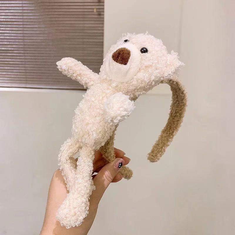 Băng đô hình gấu ba chiều dễ thương thời trang Hàn Quốc