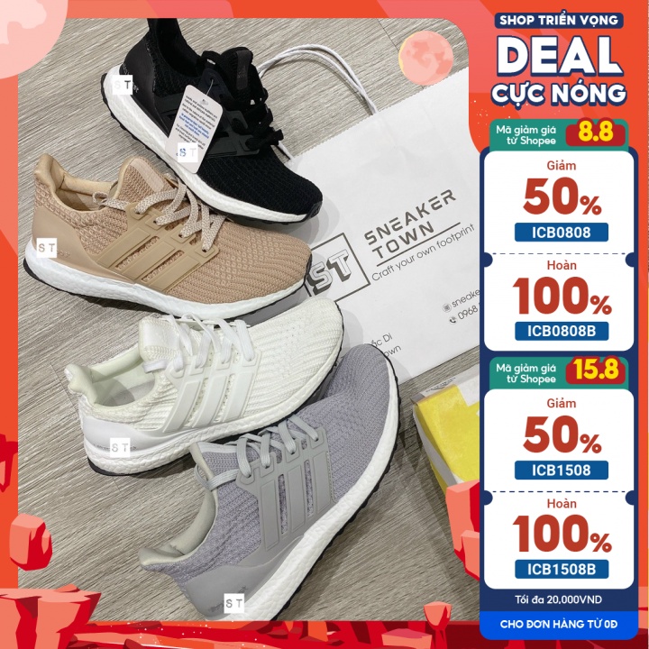 Giày thể thao Sneaker Ultraboost chuyên GYM chạy bộ thích hợp chơi thể thao