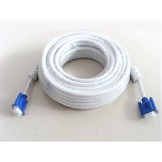 [Loại 1] Dây VGA 15M trắng chống nhiễu cao cấp