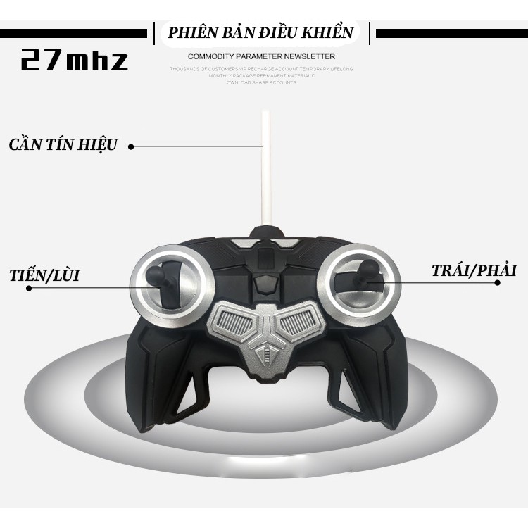 XE ĐIỀU KHIỂN ĐỊA HÌNH HAI CẦU BÁNH LỐP TẶNG KÈM PIN ĐIỀU KHIỂN LOẠI NHỎ